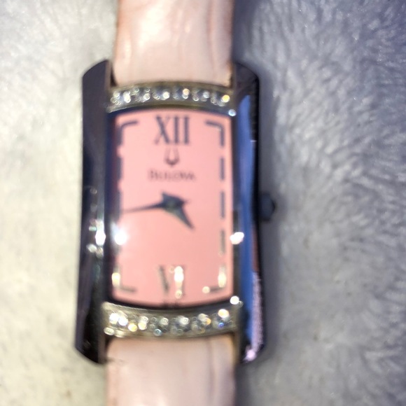 BULOVA PINK DIAMONDS AND WHITE GOLD barbie watch - Picture 2 of 6